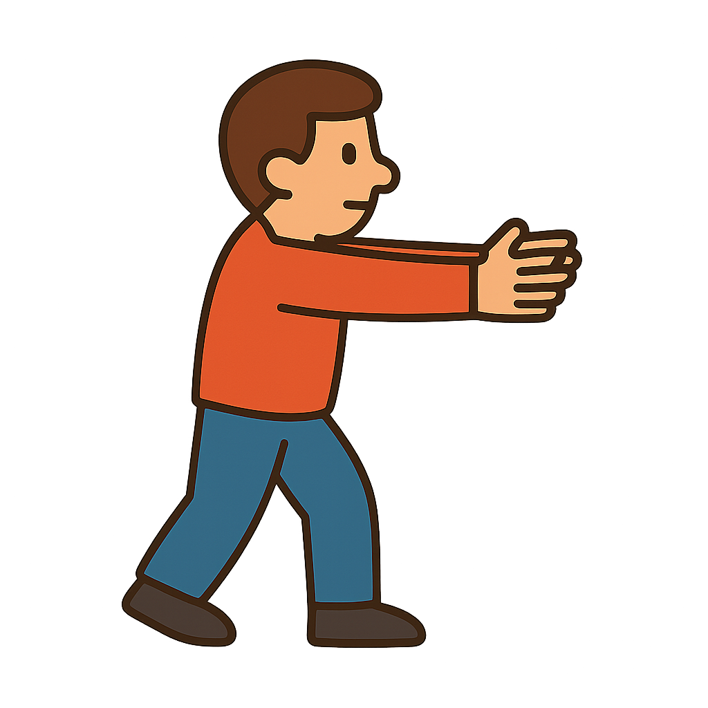 Player pushing cheese