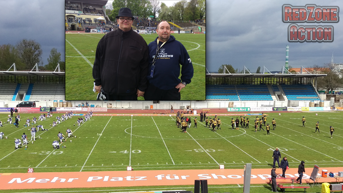 Dresden Monarchs vs Würzburg Panthers, Stefan and Pete